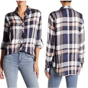 NEW KUT From The Kloth Flannel Shirt